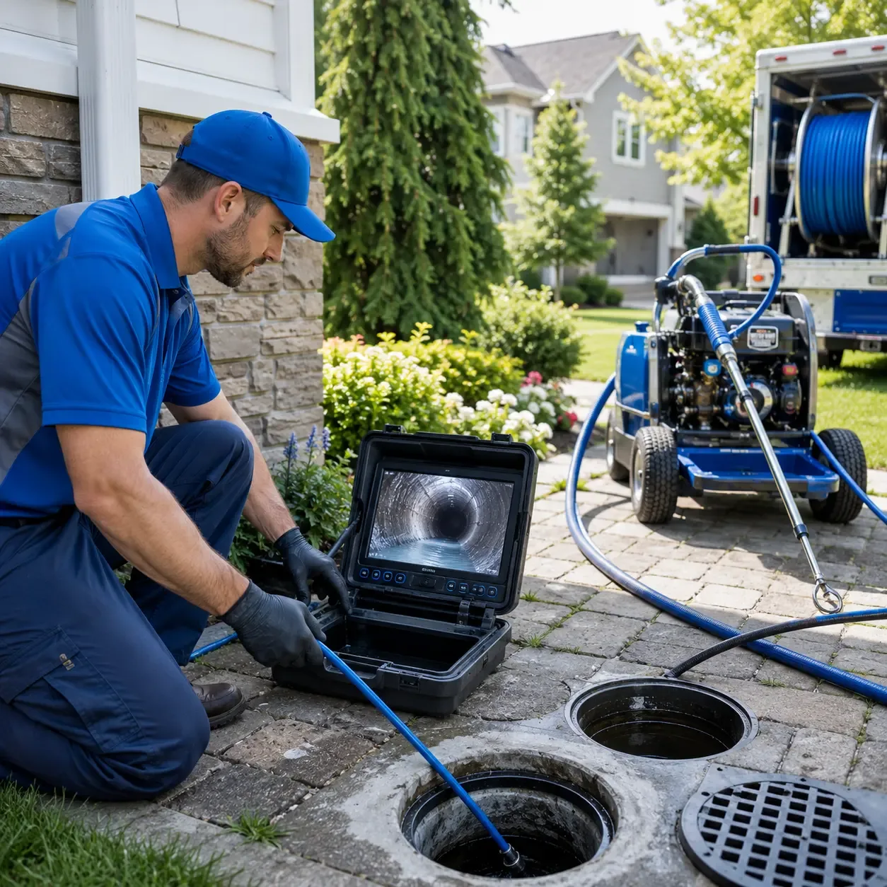 Outdoor drain cleaning professionals serving Vivian, LA